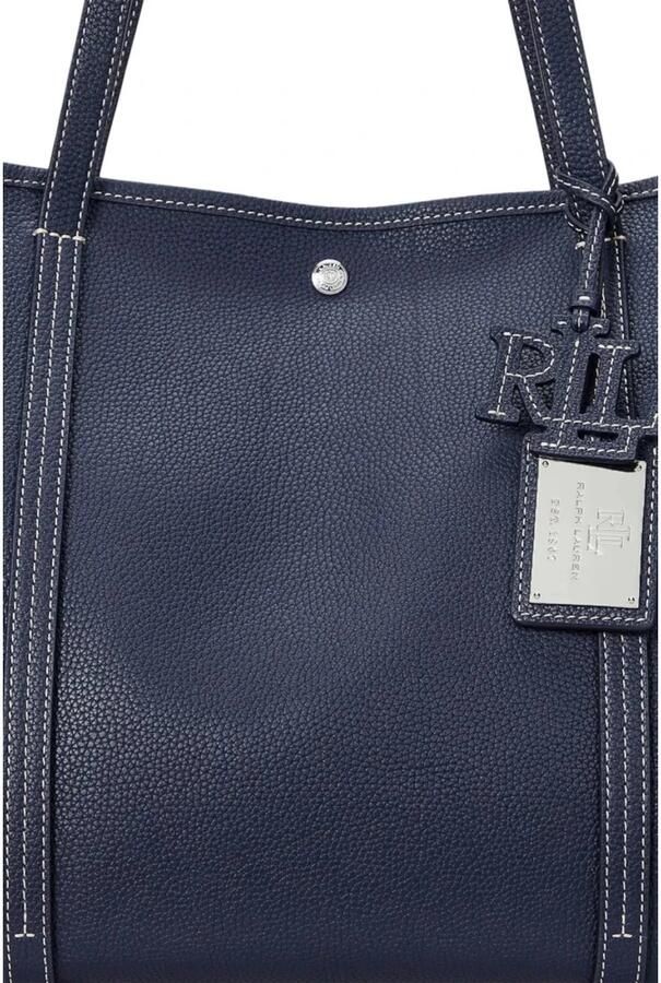 Lauren Ralph Lauren Totes & shoppers Emerie Tote Large in blauw - Foto 3