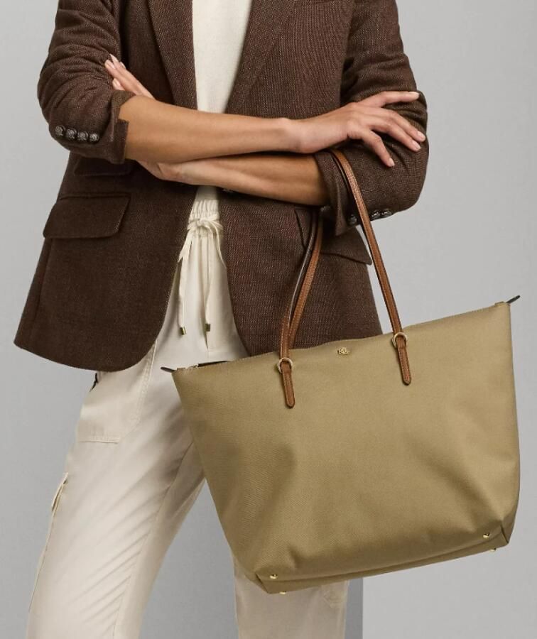 Lauren Ralph Lauren Totes & shoppers Keaton 31 Tote Large in taupe