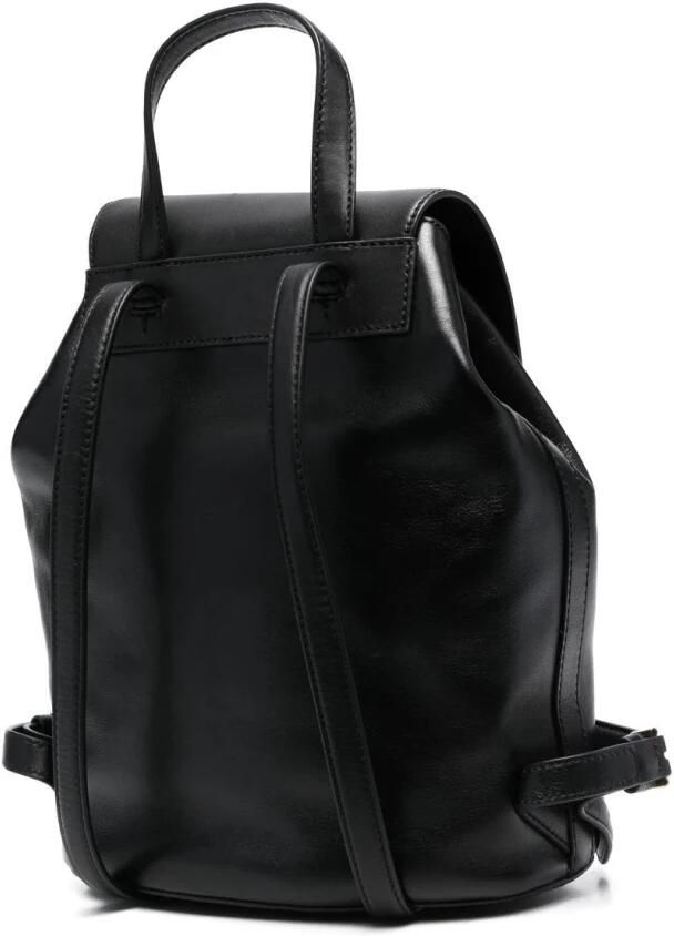 Lauren Ralph Lauren Rugzak van leer met labelapplicatie model 'WINNY'