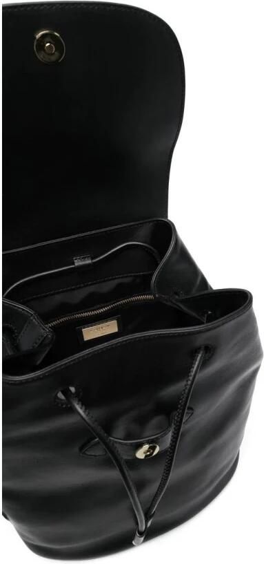 Lauren Ralph Lauren Rugzak van leer met labelapplicatie model 'WINNY' - Foto 6