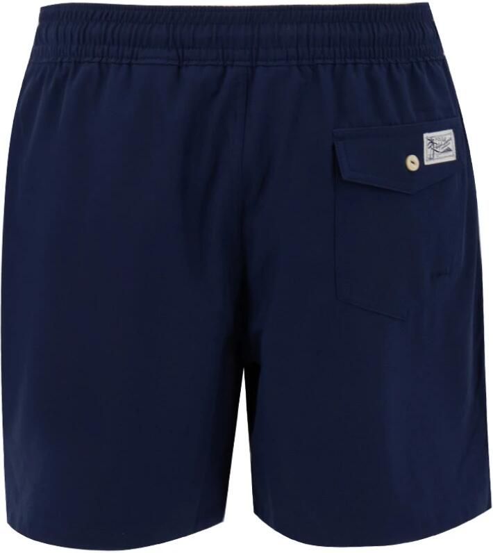 Ralph Lauren Geborduurd Logo Elastische Taille Trekkoord Zak Strandkleding Blue Heren - Foto 4