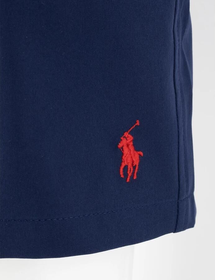 Ralph Lauren Geborduurd Logo Elastische Taille Trekkoord Zak Strandkleding Blue Heren - Foto 2