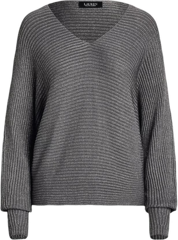 Ralph Lauren V-hals Knitwear Gray Dames - Foto 5