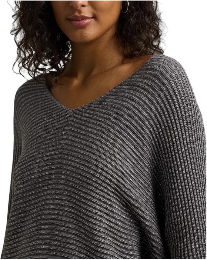 Ralph Lauren V-hals Knitwear Gray Dames