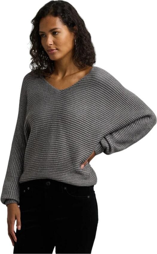 Ralph Lauren V-hals Knitwear Gray Dames - Foto 2