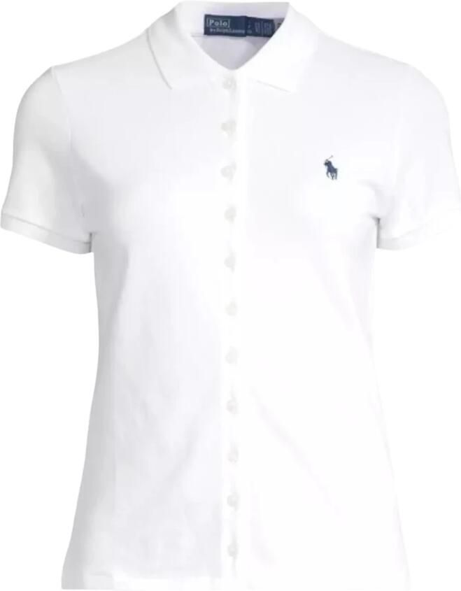 Polo Ralph Lauren Wit T-shirt Modern Fit Casual Stijl White Dames - Foto 2