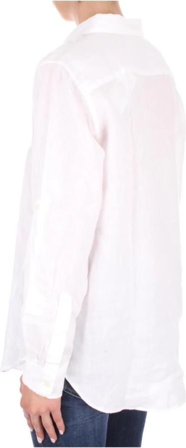 Lauren Ralph Lauren Overhemdblouse met afgeronde zoom model 'KARRIE' - Foto 3