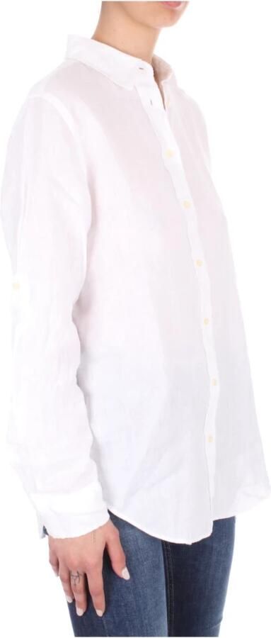 Lauren Ralph Lauren Overhemdblouse met afgeronde zoom model 'KARRIE' - Foto 2