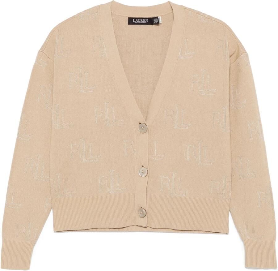 Ralph Lauren Stijlvolle Cardigan voor Vrouwen Beige Dames