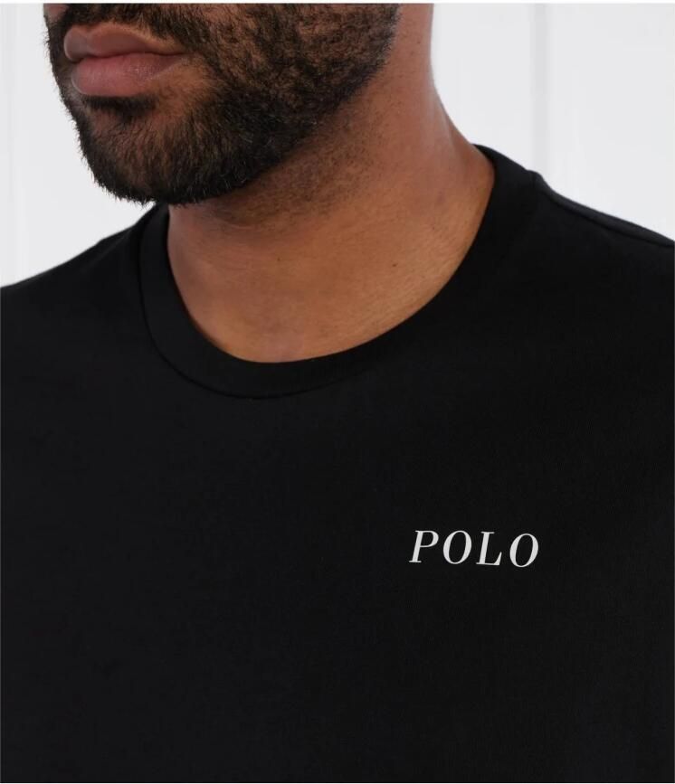 Polo Ralph Lauren Underwear T-shirt met labelprint model 'LIQUID COTTON' - Foto 3