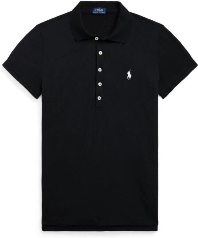 Polo Ralph Lauren Slim fit poloshirt met logostitching model 'JULIE'
