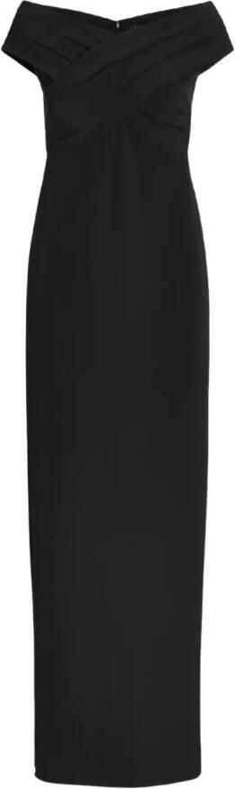 Lauren Ralph Lauren Off shoulder-avondjurk met deelnaad model 'IRENE'