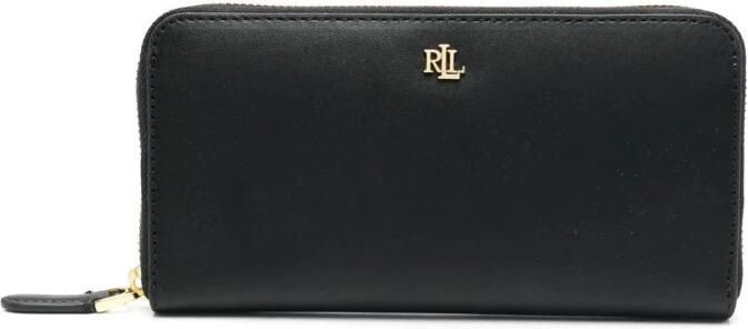Ralph Lauren Stijlvolle ritssluiting portemonnee voor vrouwen Black Dames - Foto 6