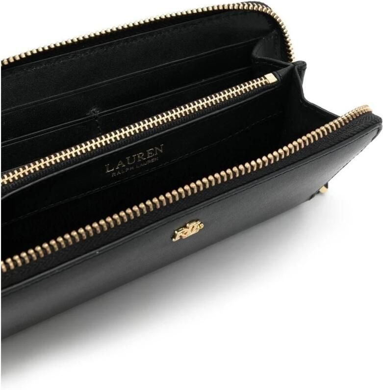 Ralph Lauren Stijlvolle ritssluiting portemonnee voor vrouwen Black Dames - Foto 2