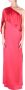 Ralph Lauren Rode Jurk met Bijpassende Cape Rood Dames - Thumbnail 1
