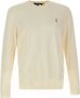 Ralph Lauren Witte Katoenen Ronde-hals Gebreide Trui White Heren - Thumbnail 1