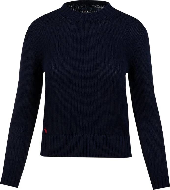 Ralph Lauren Round-neck Knitwear Blauw Dames