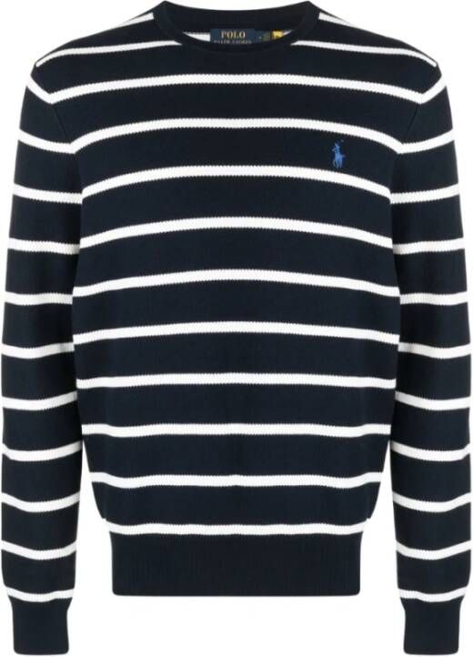 Ralph Lauren Round-neck Knitwear Blauw Heren