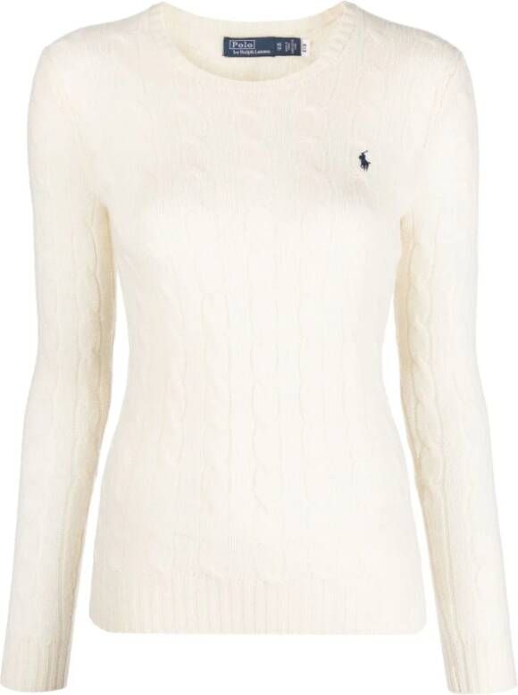 Polo Ralph Lauren Kimberly LS Pullover V-Hals Gebreide Trui voor Moderne Vrouwen White Dames - Foto 6