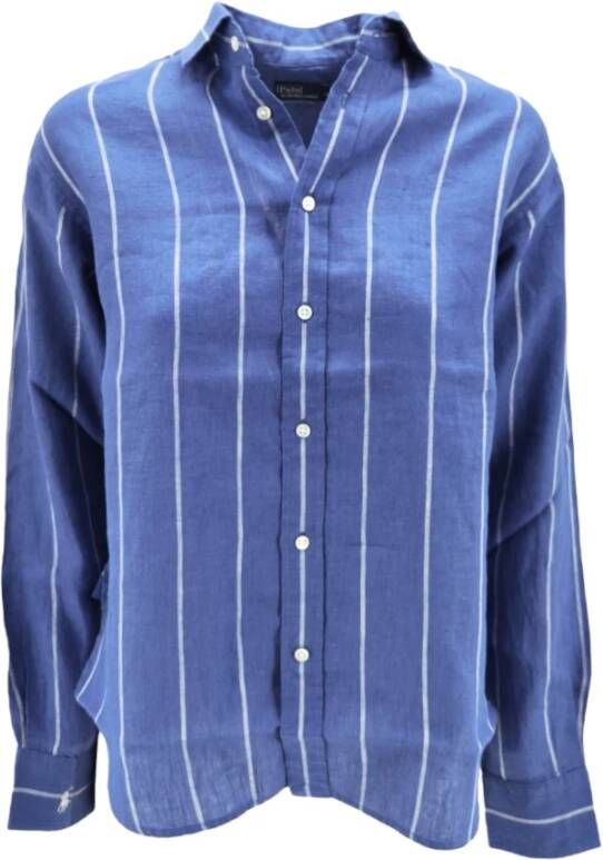 Ralph Lauren Shirt Blauw Dames