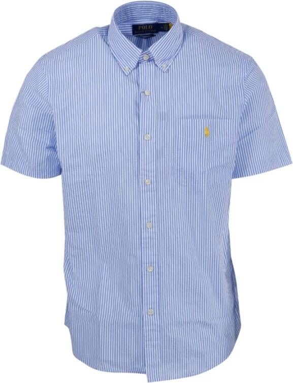Ralph Lauren Shirt met korte mouwen Blauw Heren
