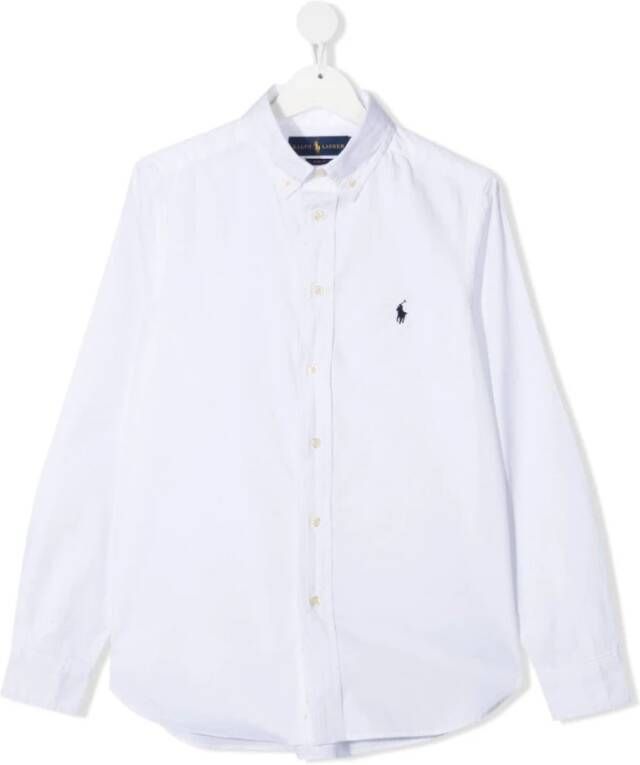 Polo Ralph Lauren overhemd wit Katoen Klassieke kraag Effen 176