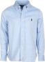 Polo Ralph Lauren overhemd met logo blauw Jongens Katoen Klassieke kraag 152 - Thumbnail 1