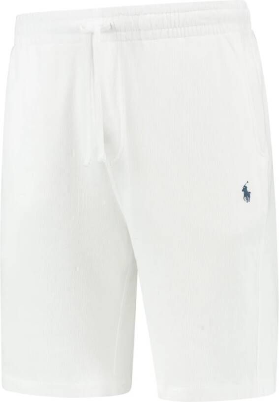 Polo Ralph Lauren Witte joggingbroek met elastische tailleband White Heren