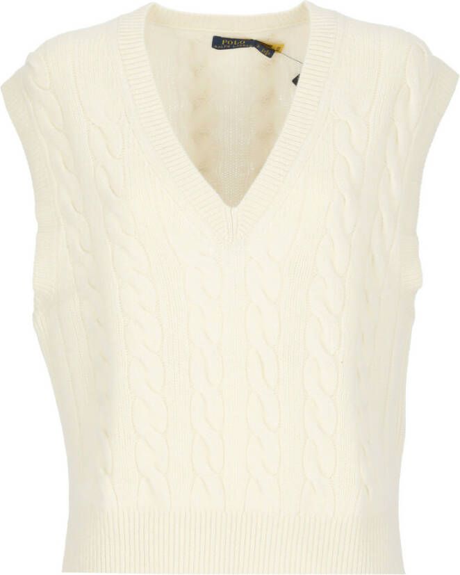 Polo Ralph Lauren Spencer met kabelpatroon model 'AUTHENTIC'