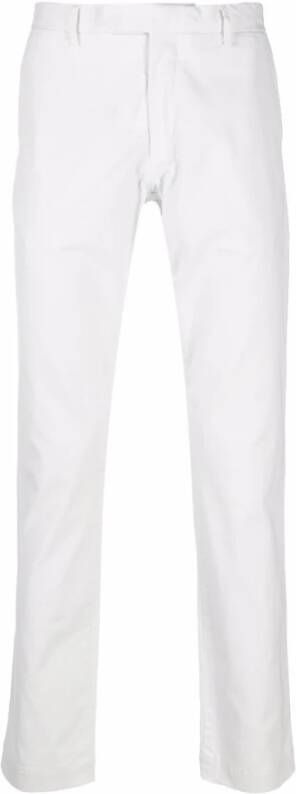 Ralph Lauren Slim Fit Witte Stretch-Katoenen Chino Broek Wit Heren