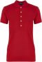 Ralph Lauren Slim-Fit Polo Shirt Rood Dames - Thumbnail 1