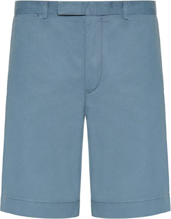 Ralph Lauren Slim Fit Stretch Shorts Blauw Heren