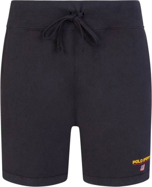 Ralph Lauren Sport Logo Shorts Zwart Black Heren
