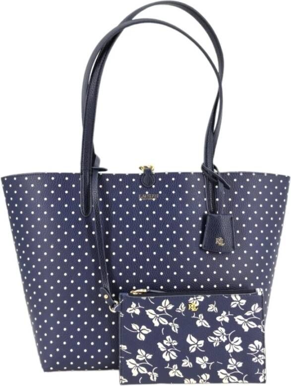 Ralph Lauren Stijlvolle Blauwe Tote Tas Blauw Dames