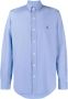 Ralph Lauren Blauwe Oxford Katoenen Overhemd Slim Fit Blue Heren - Thumbnail 2