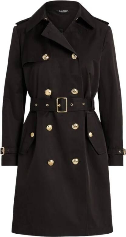 Ralph Lauren Stijlvolle getailleerde jas voor vrouwen Zwart Dames
