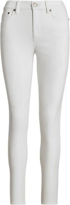 Ralph Lauren Stijlvolle Skinny Jeans voor Vrouwen White Dames