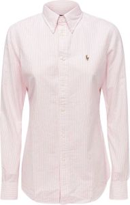 Ralph Lauren Striped Shirt Roze Dames