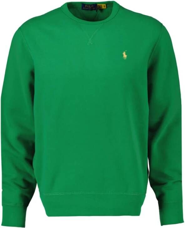 Polo Ralph Lauren Groene Sweatshirt Regular Fit Koud Weer 60% Katoen 40% Polyester Green Heren