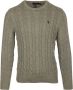 Polo Ralph Lauren Katoenen Gebreide Trui met Geribde Manchetten Gray Heren - Thumbnail 5