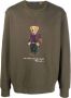 Polo Ralph Lauren Olijfgroene Crewneck Sweatshirt voor Heren Green Heren - Thumbnail 2