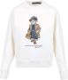 Polo Ralph Lauren Witte Sweaters Upgrade Ronde Hals Lange Mouwen Ribgebreide Manchetten White Dames - Thumbnail 3