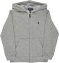 Polo Ralph Lauren sweatvest met logo Grijs Jongens Katoen Capuchon Logo 140 152 - Thumbnail 2