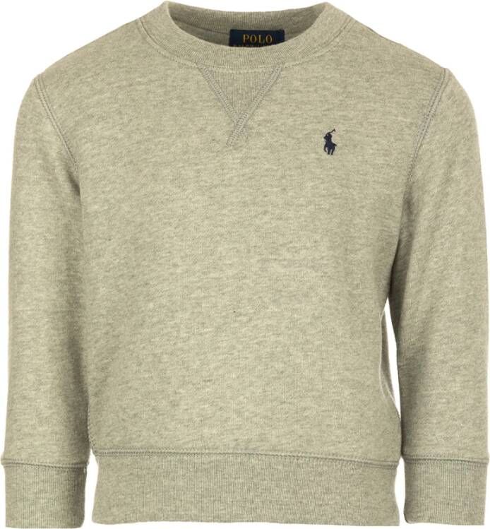 Polo Ralph Lauren Teens Sweatshirt in gemêleerde look met labelstitching