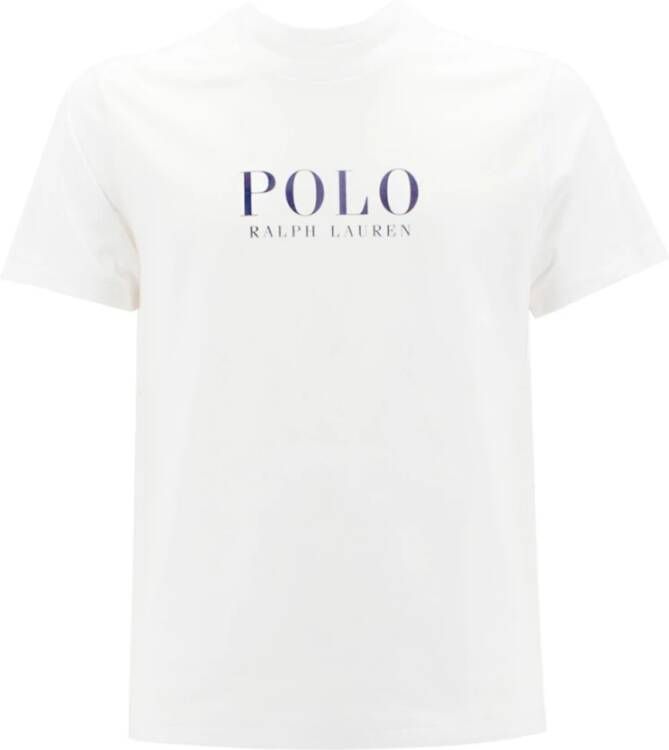 Ralph Lauren Katoenen Crew-neck Tee met Bedrukte Letters en Geborduurd Logo White Heren - Foto 15
