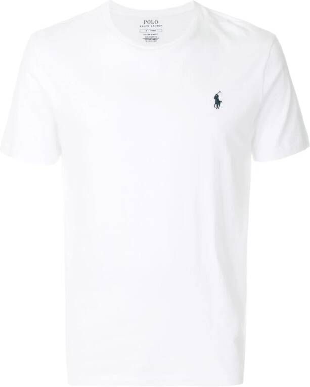 Ralph Lauren Witte T-shirts en Polos Sscnm2 White Heren