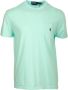 Polo Ralph Lauren Teal Katoenen Slim Fit T-Shirt met Zijzak Blue Heren - Thumbnail 2