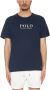 Ralph Lauren Katoenen Crew-neck T-shirt met Bedrukte Letters en Geborduurd Logo Blauw Heren - Thumbnail 4
