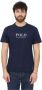 Ralph Lauren Katoenen Crew-neck T-shirt met Bedrukte Letters en Geborduurd Logo Blauw Heren - Thumbnail 2