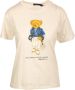 Ralph Lauren Polo Bear T-Shirt Klassieke Top voor Modebewuste Vrouwen White Dames - Thumbnail 10